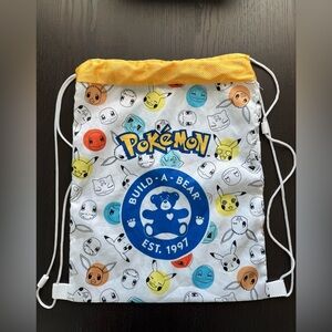 Pokémon Build a bear cinch sack bag backpack